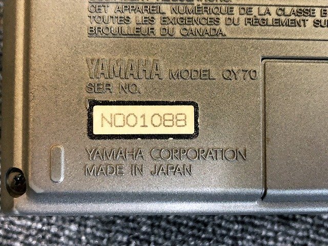 SAG44471 большой YAMAHA Yamaha музыка секвенсор QY70 QY70 прямой самовывоз приветствуется 