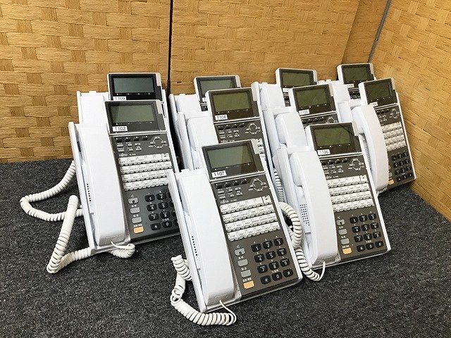 MDG39802 small Fujitsu SIP telephone machine SS-190B 10 point set direct pick up welcome 