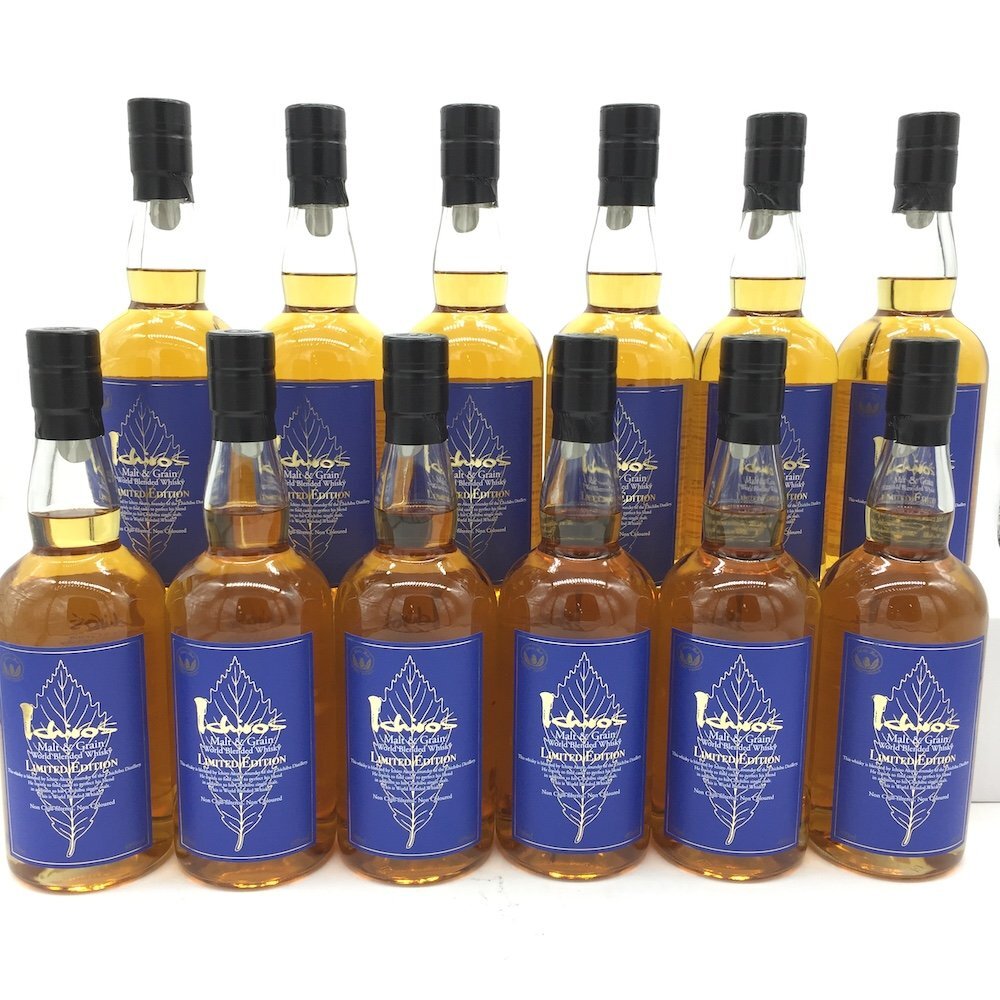 [1 jpy ~ several exhibiting!]ichi rose malt &g lane Limited Edition box attaching 700ml×12 pcs set * including in a package un- possible 