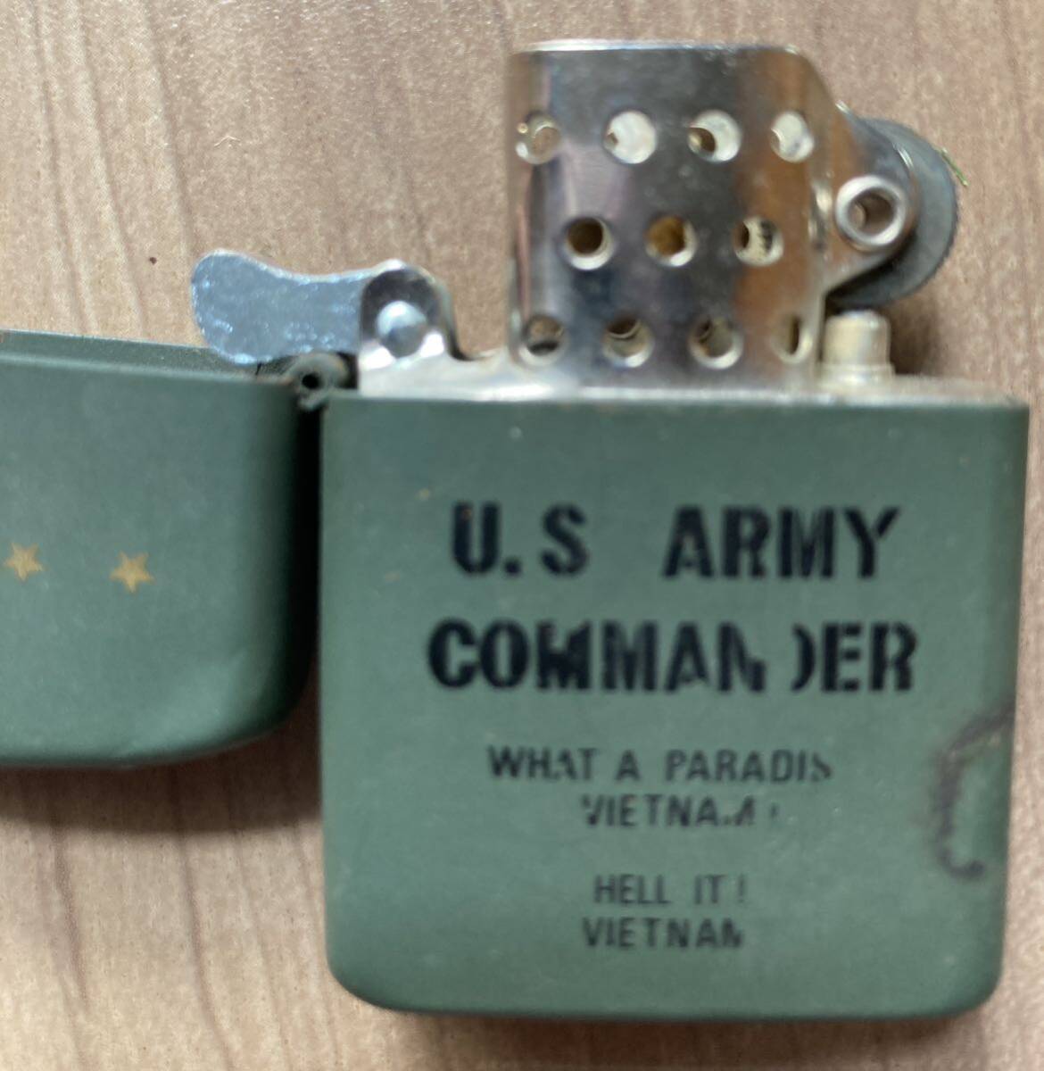 U.S ARMY COMMANDER オイルライター　中古　アンティーク　現状品　コレクション_画像4