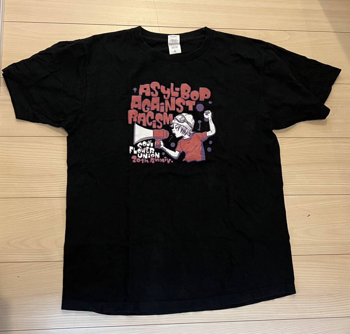 ソウルフラワーユニオン 結成20周年記念 ヴィンテージ Tシャツ バンドTシャツ XLサイズの画像1