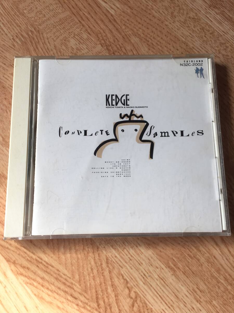 KEDGE「COMPLETE SAMPLES」CD ケッジ 冨田恵一 冨田ラボ 杉本直子の画像1