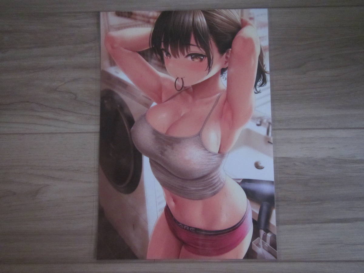 JK san эта 6 A4 размер порез . ламинирование .книга@ двусторонний печать постер иллюстрации .. прекрасный девушка * включение в покупку возможно 16