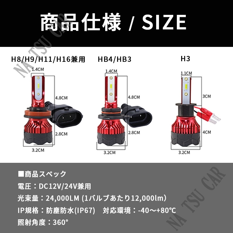 鬼光 LEDフォグランプ H8 H11 H16 グリーンアップル ライムグリーン グリーンイエロー ライム アップルグリーン 用品の画像6