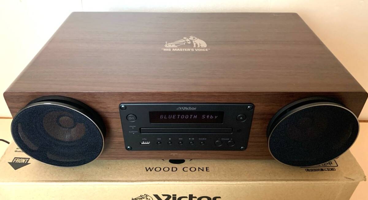 JVC Kenwood Victor EX-D6 mini component interior audio full range wood corn 