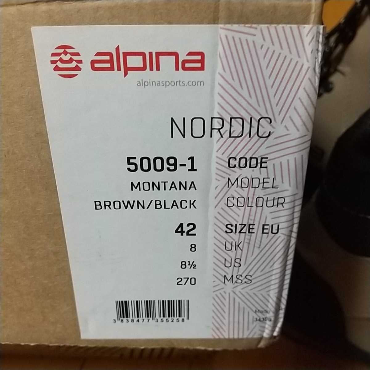 Alpina Montana Nordic ski NNN BC Touring Boot アルピナ モンタナ BC クロカン ツーリングブーツ EU42の画像8