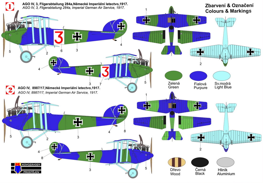 ○ KP MODELケーピーモデル／ AGO C.IV 'Late Camouflage (1/72)の画像2