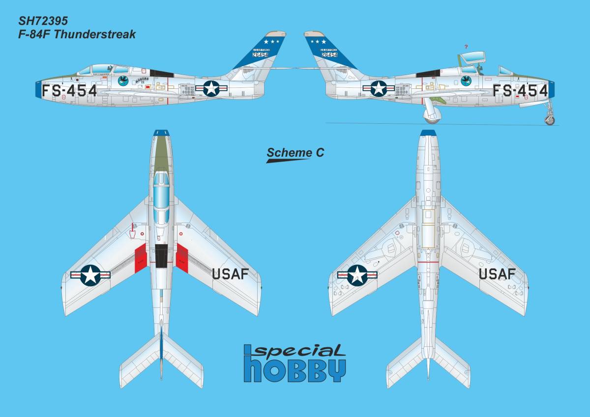 ◯ SPECIAL HOBBY スペシャルホビー／リパブリック F-84F サンダーストリーク (1/72)