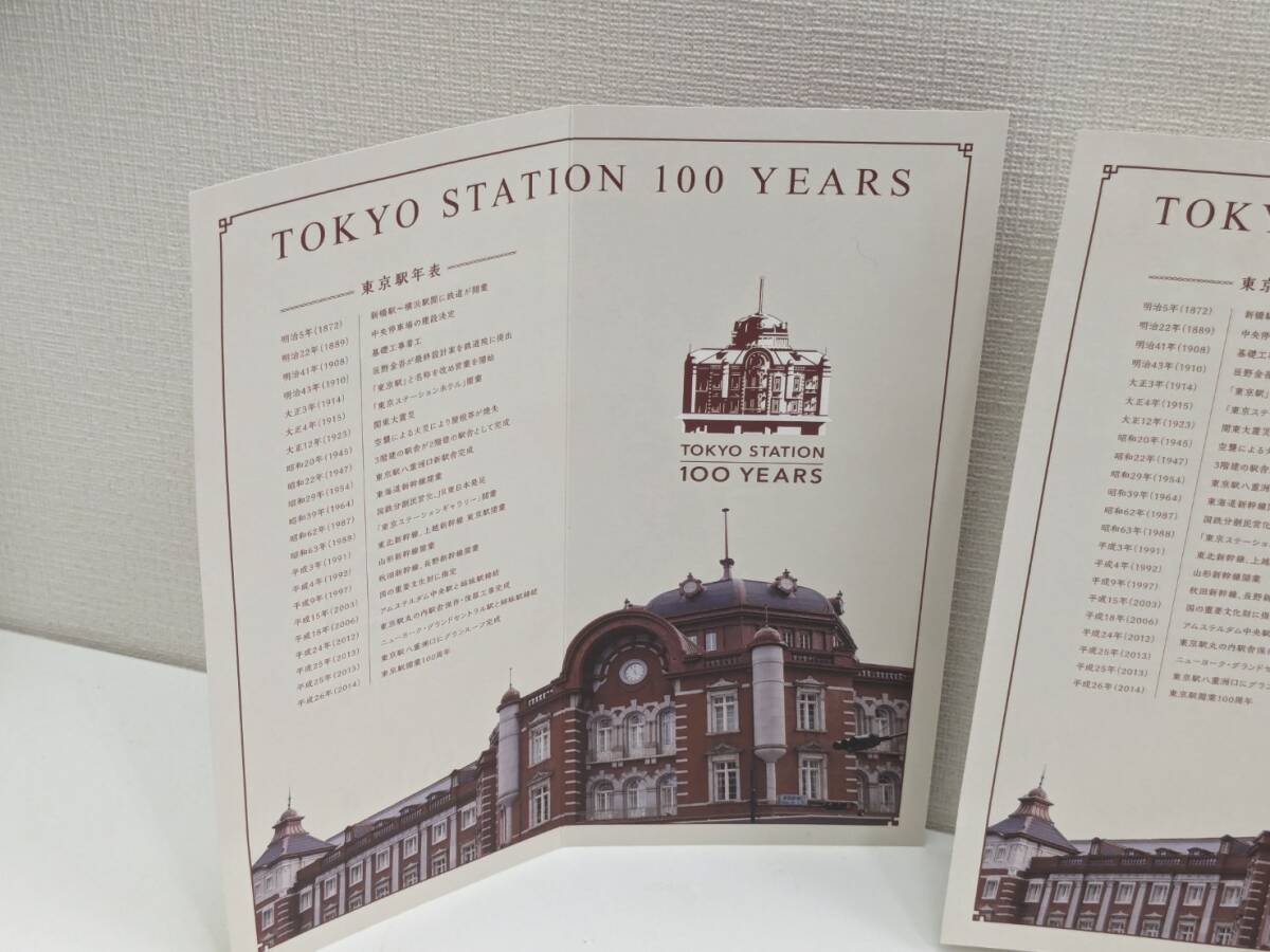 【RG-1464】【1円～】Suica 東京駅100周年記念 未使用 台紙付き スイカ コレクター レターパックプラス発送 未使用品 保管品 現状品の画像5