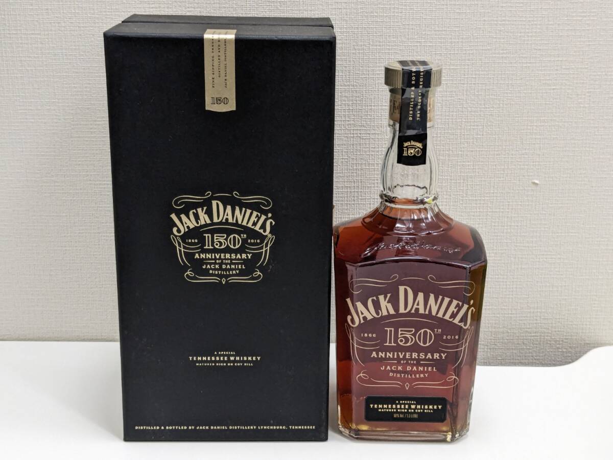 [RG-1746][1 jpy ~]JACK DANIELS 150 anniversary 45% 700ml not yet . plug Jack Daniel whisky sake alcohol storage goods present condition goods 