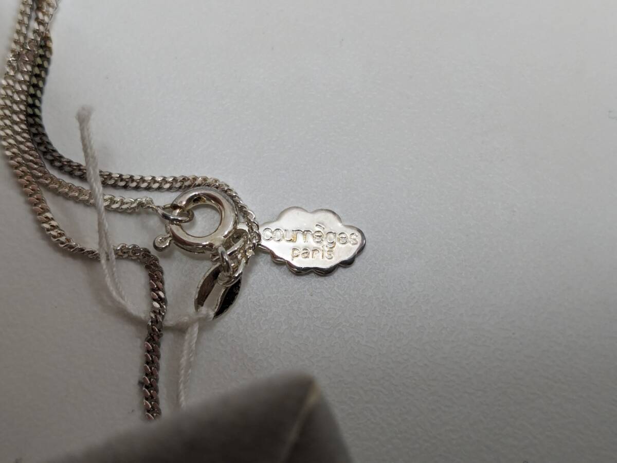 【RG-1728】【1円～】courreges クレージュ SV925 ネックレス sterling silver ハート 箱付き アクセサリー 中古品 保管品 現状品 _画像5