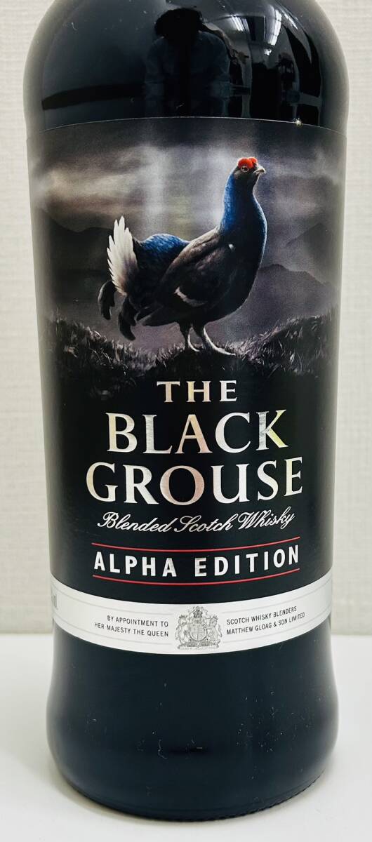 【RG1152SH】1円スタート THE BLACK GROUSE ALPHA EDITION ザブラックグラウス アルファエディション ウイスキー 700ml 40％ 未開栓の画像5