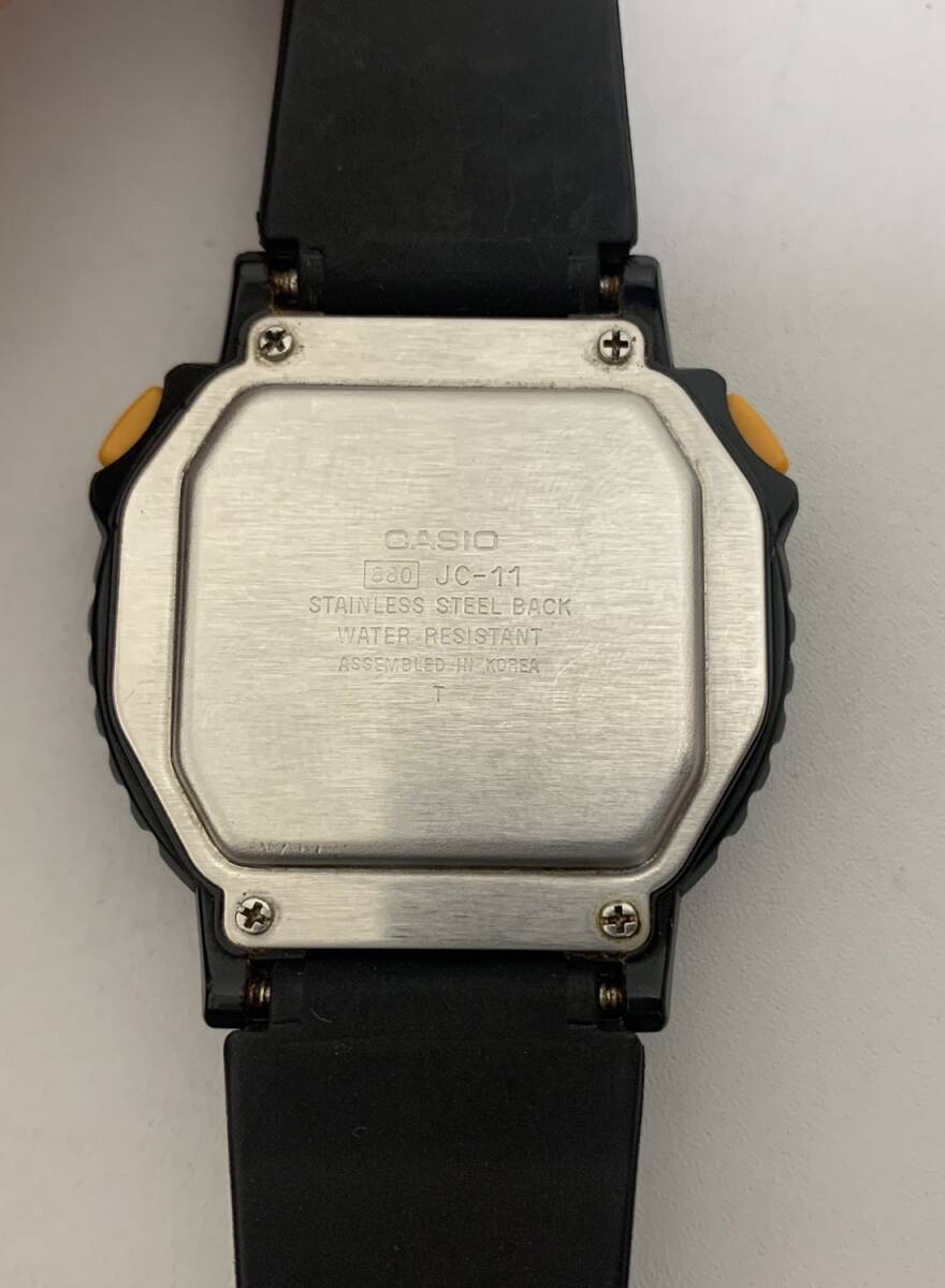 【SPM-3491】１円～ CASIO JC-11 QZ 稼働品 カシオ ブランド時計 腕時計 メンズ レディース ユニセックス クオーツ式 の画像6
