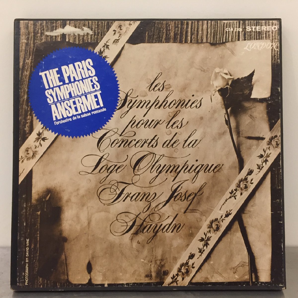 LP ERNEST ANSERMET HAYDN:THE PARIS SYMPHONIES アンセルメ ハイドン:パリ交響曲集 CSA2306 3LPの画像1