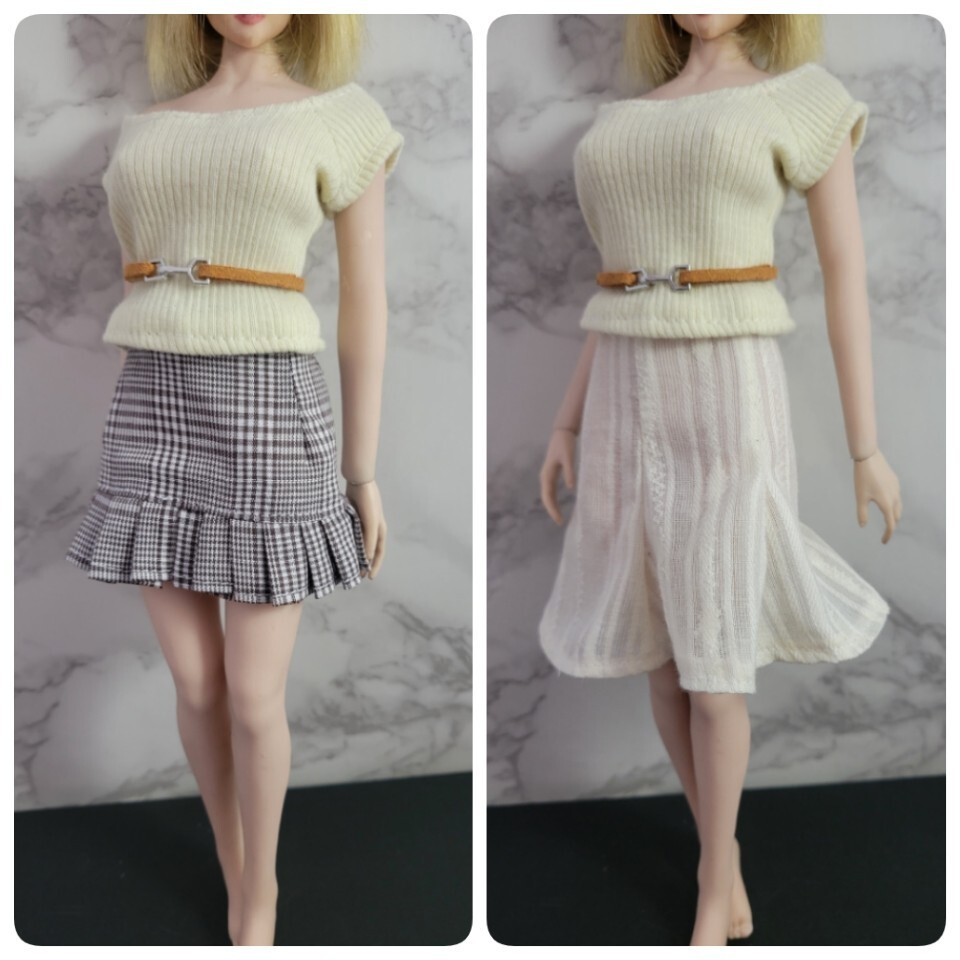 takarinn*TBLeague S07* casual wear * rib knitted sweater * skirt set 