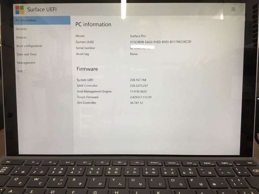  used *Surface Pro 12 -inch 1724(10) laptop 4GB 128GB Windows11
