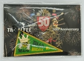 [おまけ付き] 4/15 新潟・THE ALFEE アルフィー 50周年記念 ご当地限定 ペナント キーホルダーの画像2