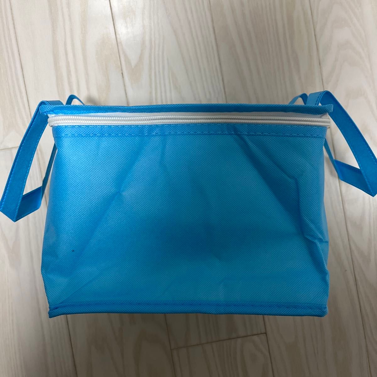 クーラーバック　ランチバッグ　トートバッグ　保冷　断熱　ピクニック　ブルー　保冷バッグ