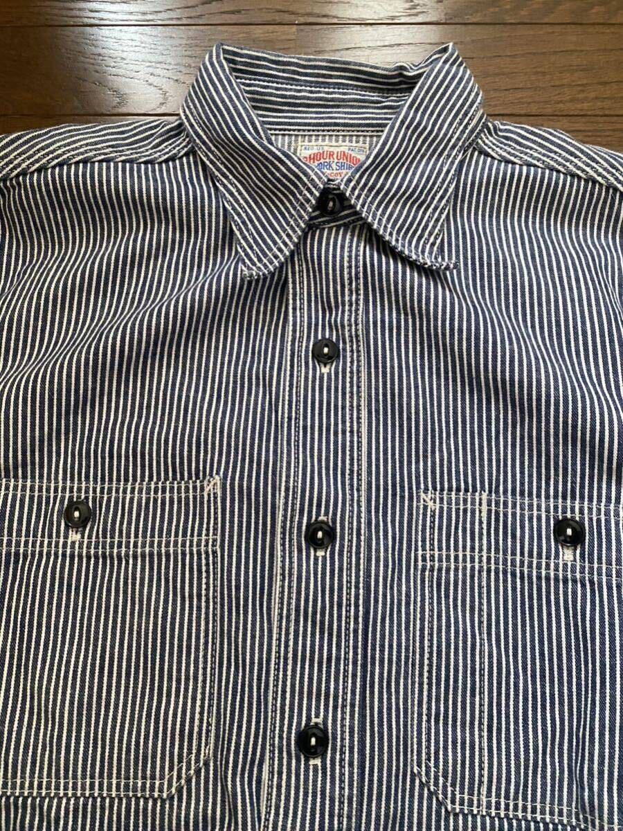 JOE McCOY ジョーマッコイ 8HOUR UNION Hickory Serviceman Shirts ヒッコリー ワークシャツ リアルマッコイズ_画像4