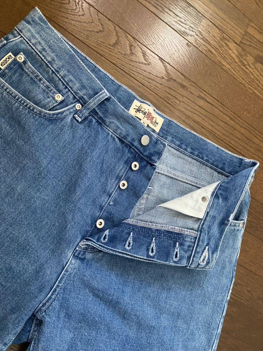 stussy BIG OL JEANS デニム ショートパンツ 34 ステューシー デニムハーフパンツ _画像4