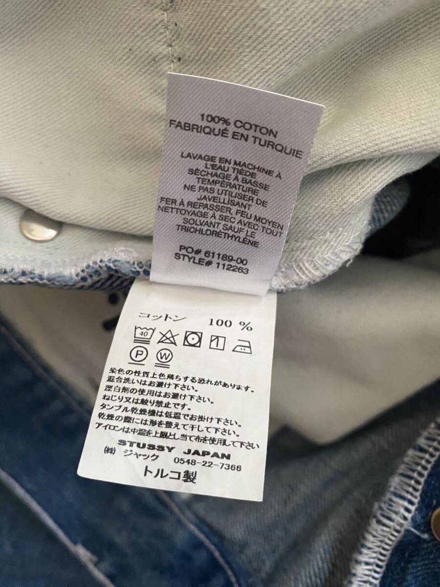 stussy BIG OL JEANS デニム ショートパンツ 34 ステューシー デニムハーフパンツ _画像10