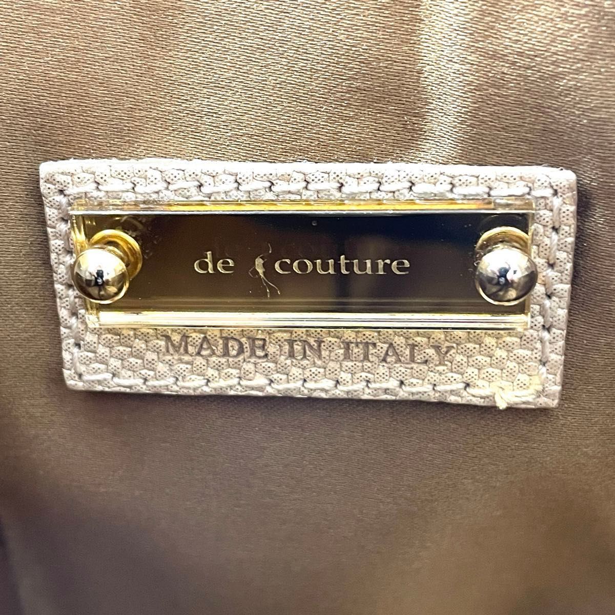 【de Couture】巾着 ゴールド チェーン ショルダーバッグ デクチュール