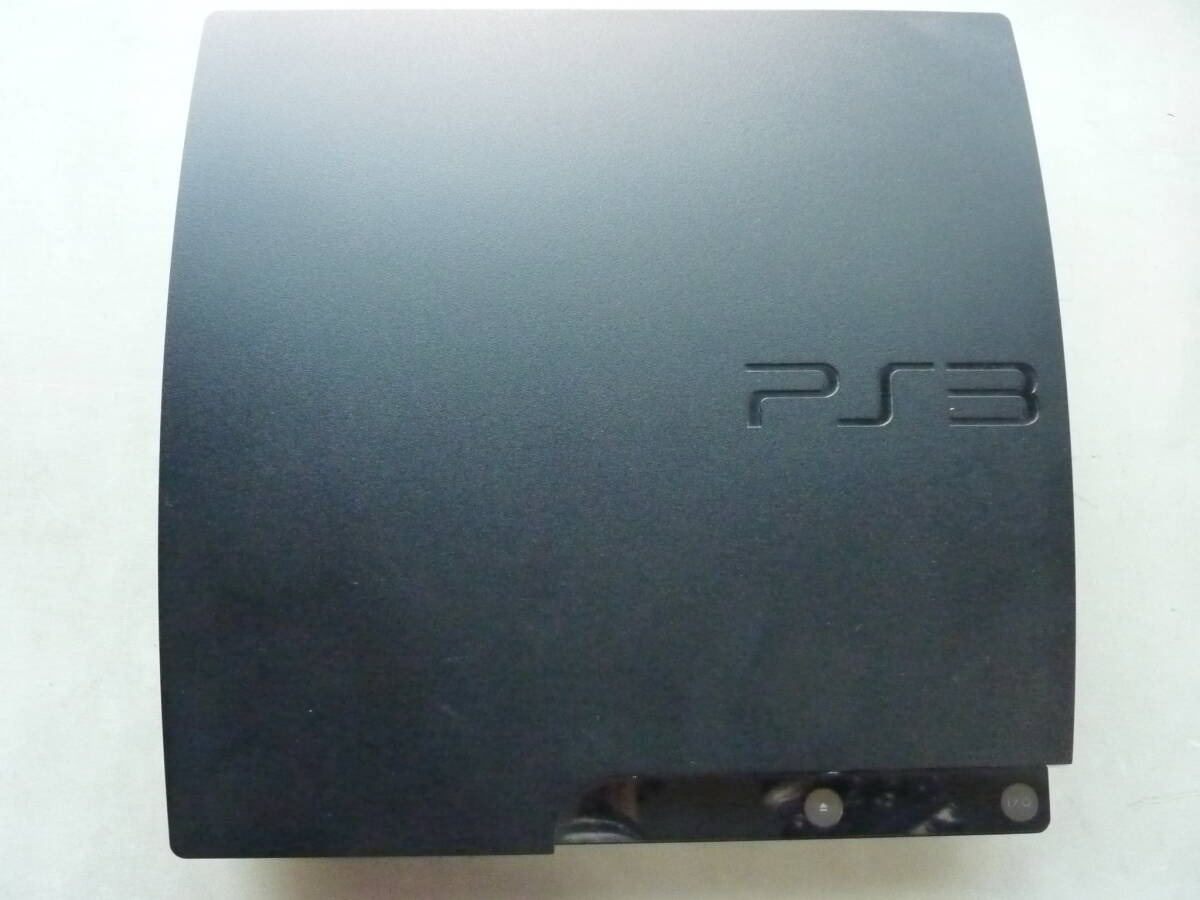 PS3 本体 チャコール・ブラック（CECH-2000A 120GB)本体とコントローラー付きの簡易動作確認済みのジャンク扱い品です。の画像4