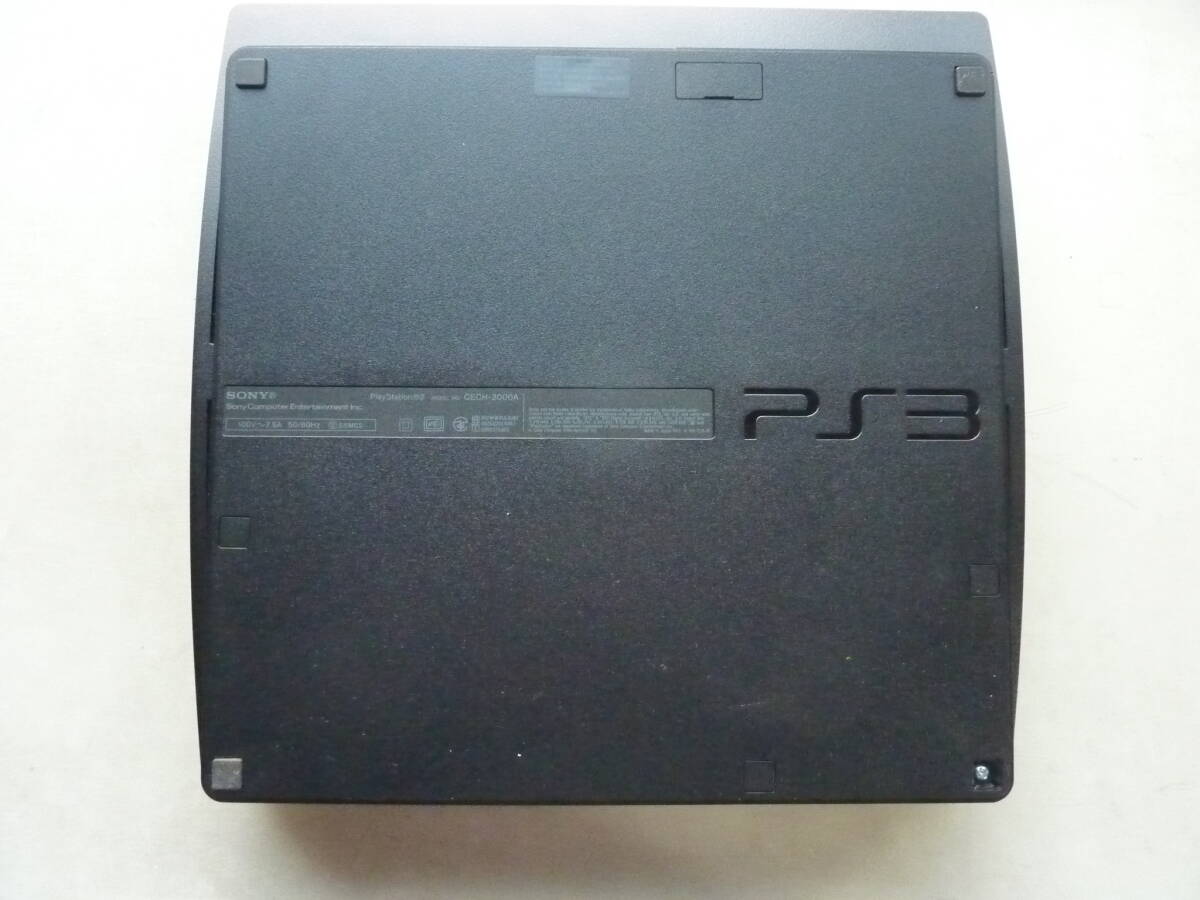 PS3 本体 チャコール・ブラック（CECH-2000A 120GB)本体とコントローラー付きの簡易動作確認済みのジャンク扱い品です。の画像5