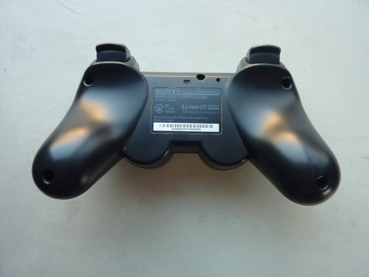 PS3 本体 チャコール・ブラック（CECH-2000A 120GB)本体とコントローラー付きの簡易動作確認済みのジャンク扱い品です。の画像9