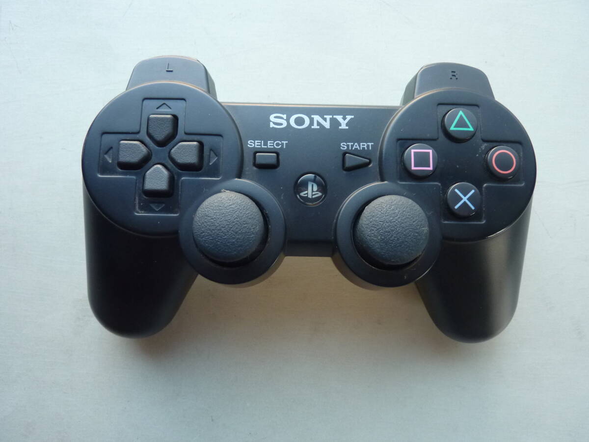 PS3 本体 チャコール・ブラック（CECH-2000A 120GB)本体とコントローラー付きの簡易動作確認済みのジャンク扱い品です。の画像8