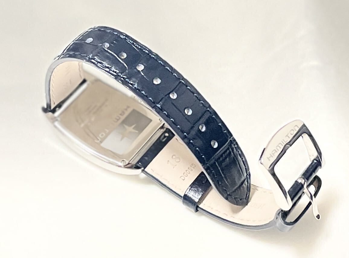 ［美品］ハミルトン腕時計アメリカン クラシック ボルトン H13421611 ケース付き(ネイビー)の画像9