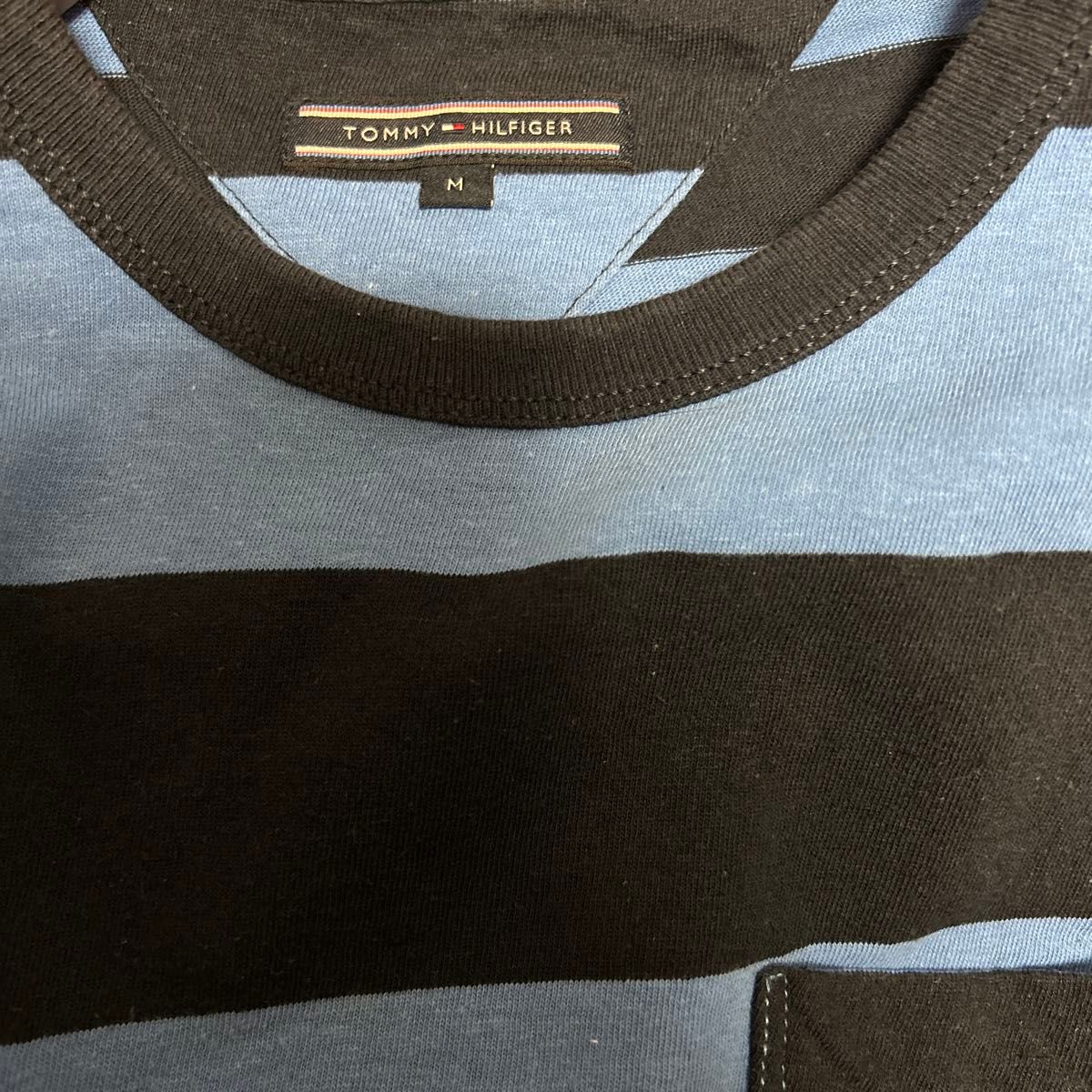 TOMMYHILFIGER  メンズ　半袖　ボーダーTシャツ  