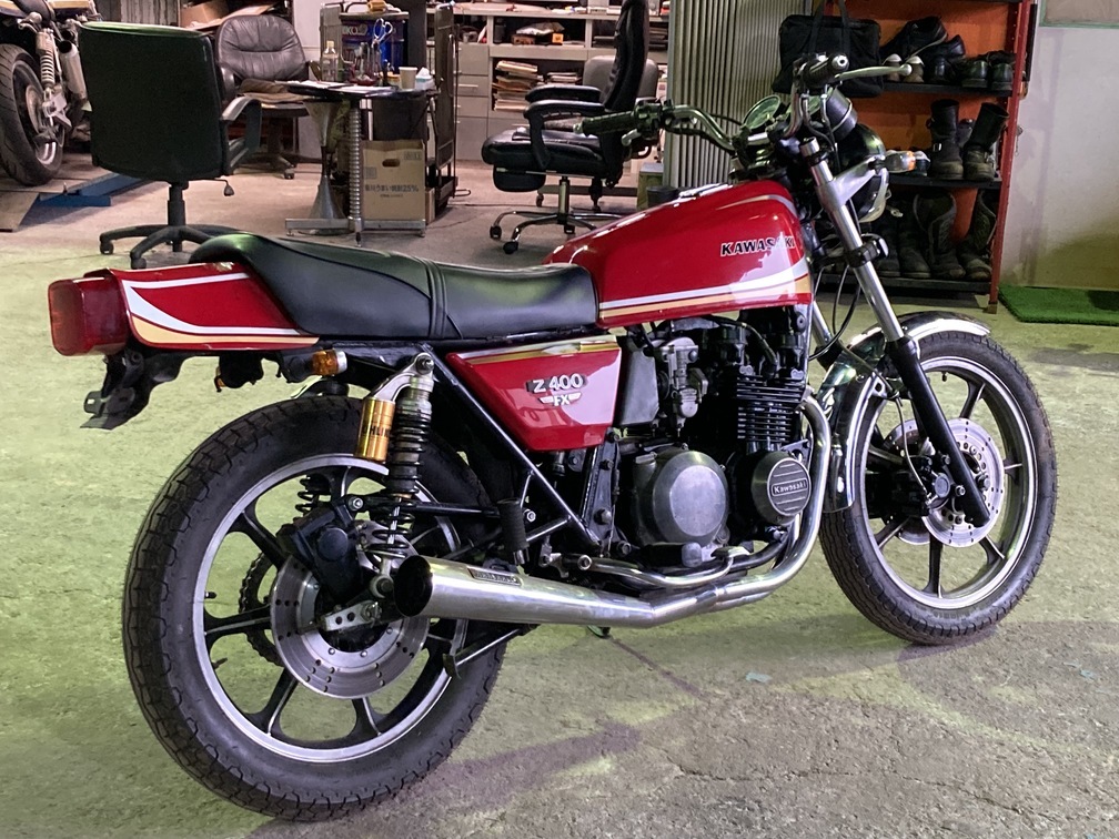 カワサキ ＫＺ４００Ｊ 逆輸入車 車検2年付けます Ｚ４００ＦＸ の画像3