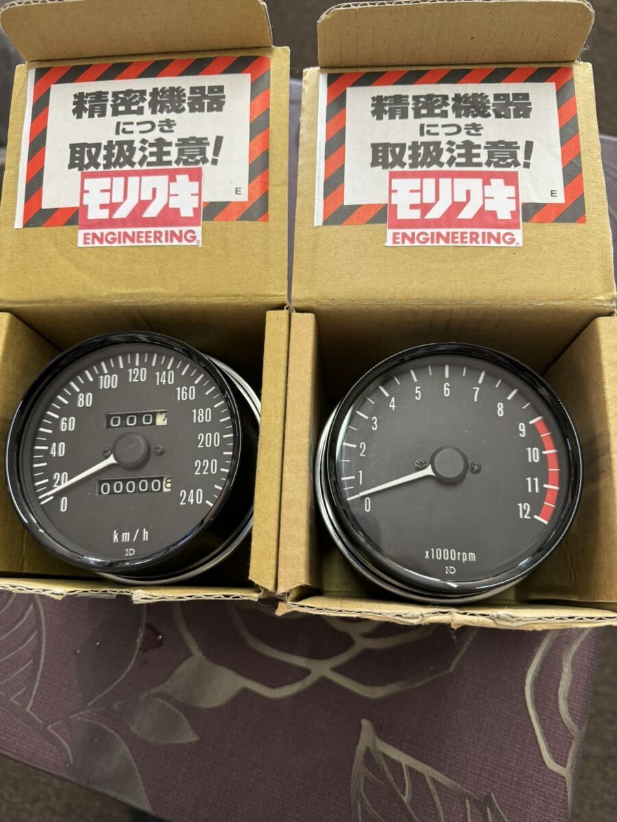 Z1 Z2 mk2 kz fx 純正カスタムメーター 240Kmの画像1