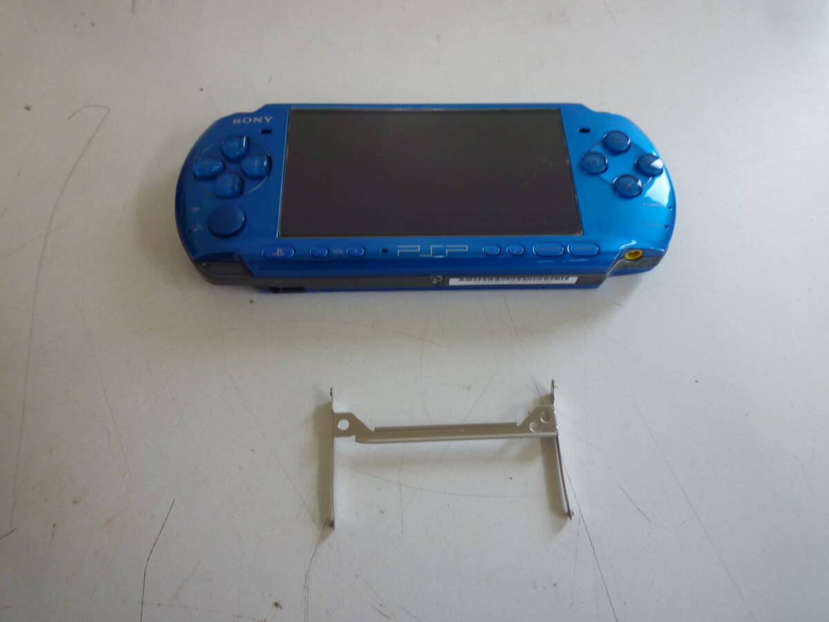 【6-4-9-2Rs】2台 PSP-3000 ブルー、ブラック　ケース付き　SONY PlayStationPortable　本体_画像4