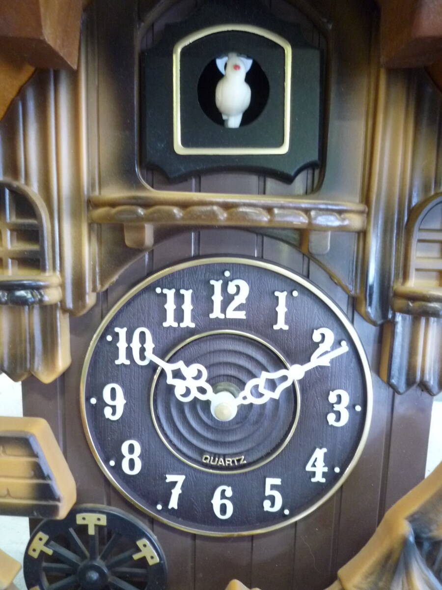 【6-4-2-3Ts】鳩時計 アナログ 時計 Quartz クオーツの画像2