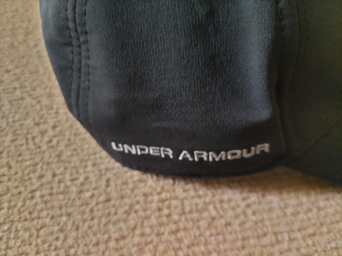 UNDER ARMOUR アンダーアーマー メンズ キャップ サイズ 57cmから60cm ブラックの画像3