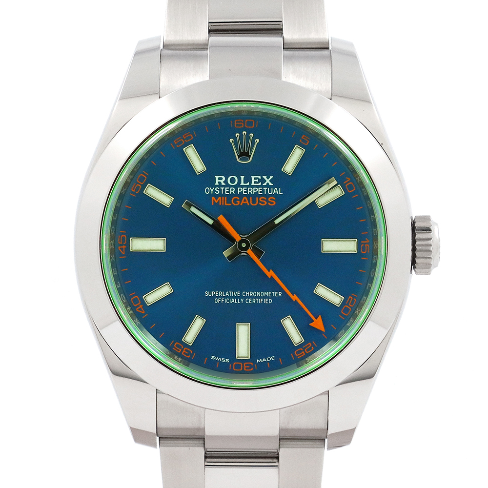 ロレックス（ROLEX）ミルガウス 116400GV Zブルー 2023年5月/ランダムシリアル メンズ 腕時計_画像1