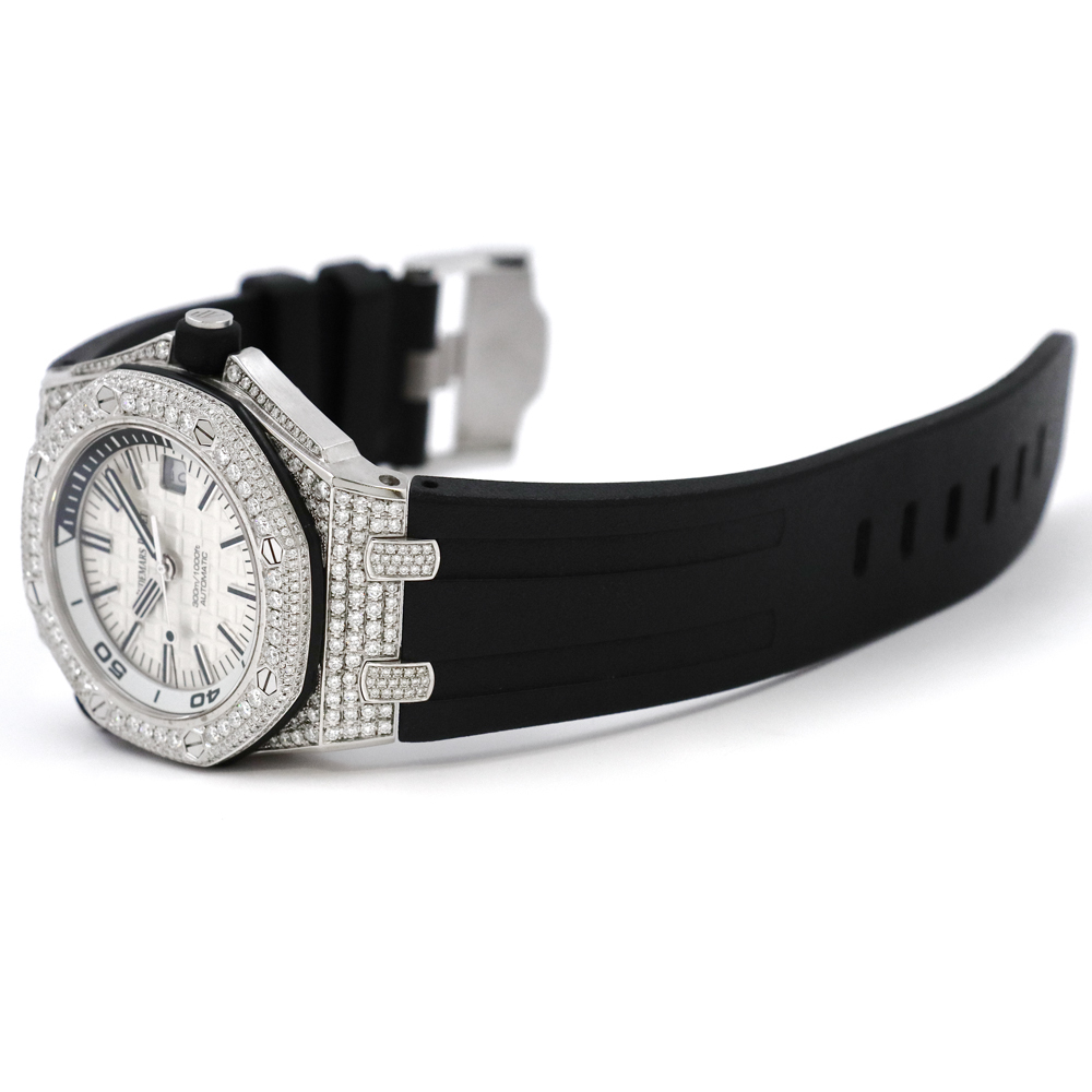 オーデマピゲ（AUDEMARS PIGUET）ロイヤルオークオフショア ダイバー 42mm ダイヤモンドモデル 腕時計 メンズの画像7