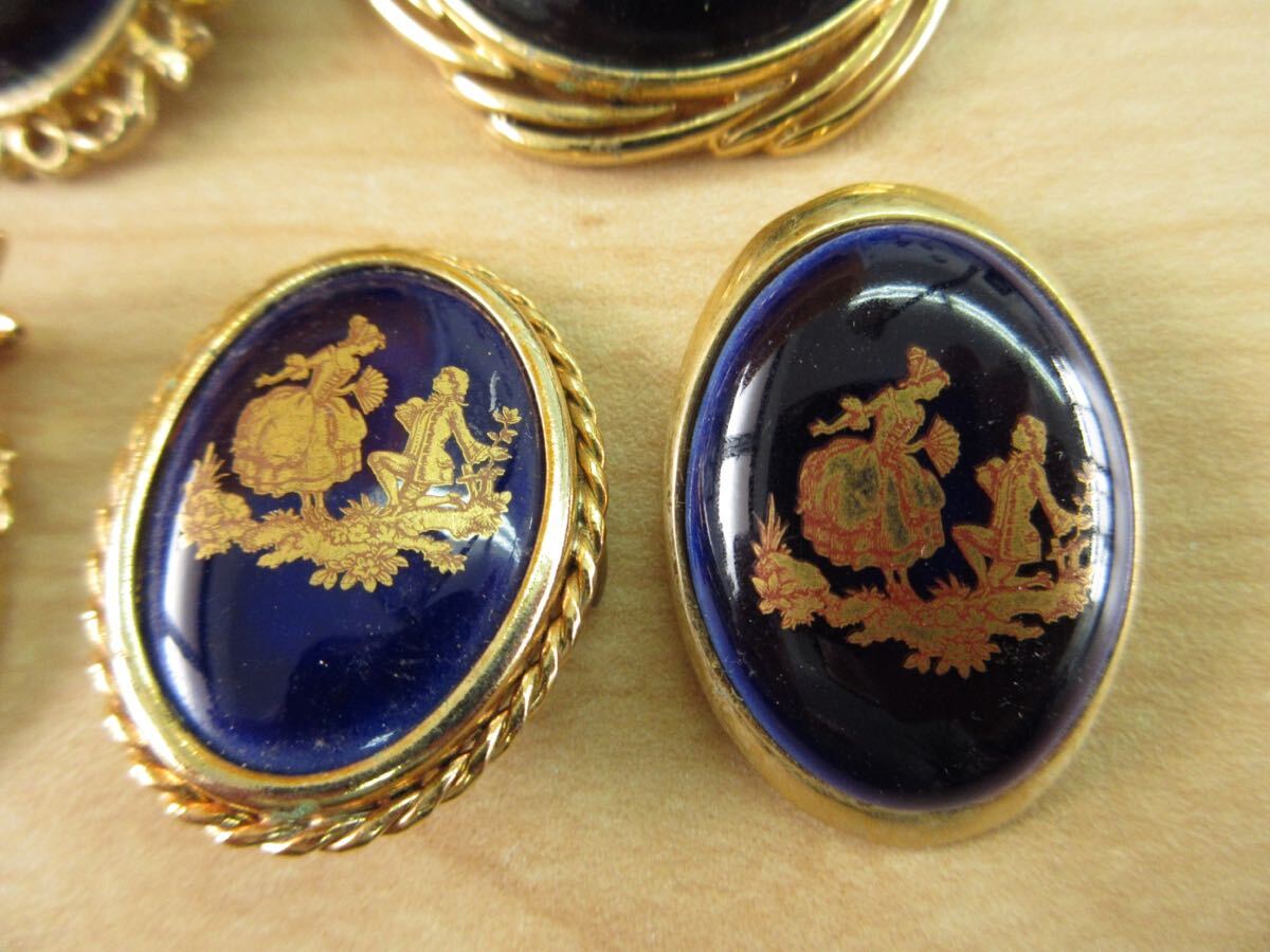 【D35】 LIMOGES リモージュ WEDG WOOD ウェッジウッド ペンダントトップ など ヴィンテージ アクセサリー 大量 まとめ売り まとめ TIA_画像5