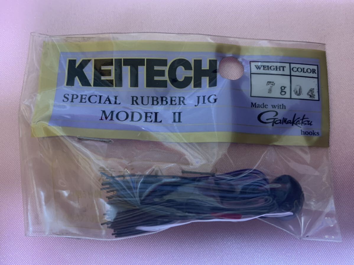 希少！廃盤！KEITECH ケイテック スペシャルラバージグ⑧ 7g モデル2 新品　３個セット　がまかつフック_画像3