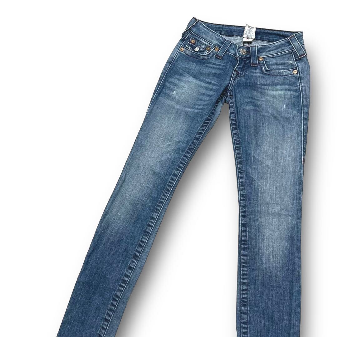 TRUE RELIGION True Religion SKINNY стрейч Denim брюки джинсы размер 23