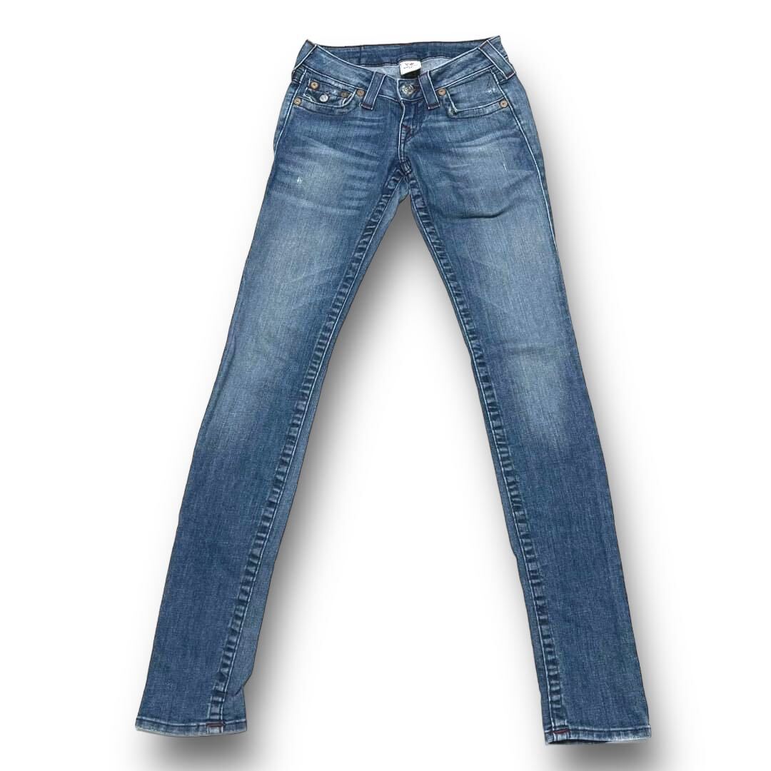 TRUE RELIGION True Religion SKINNY стрейч Denim брюки джинсы размер 23