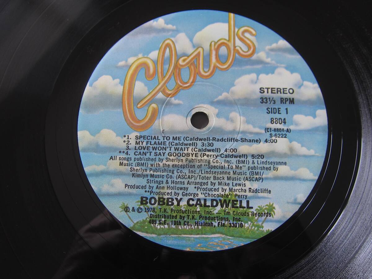 □ ボビー・コールドウェル 米盤オリジナルシュリンク美品！盤厚 BOBBY CALDWELL_画像4