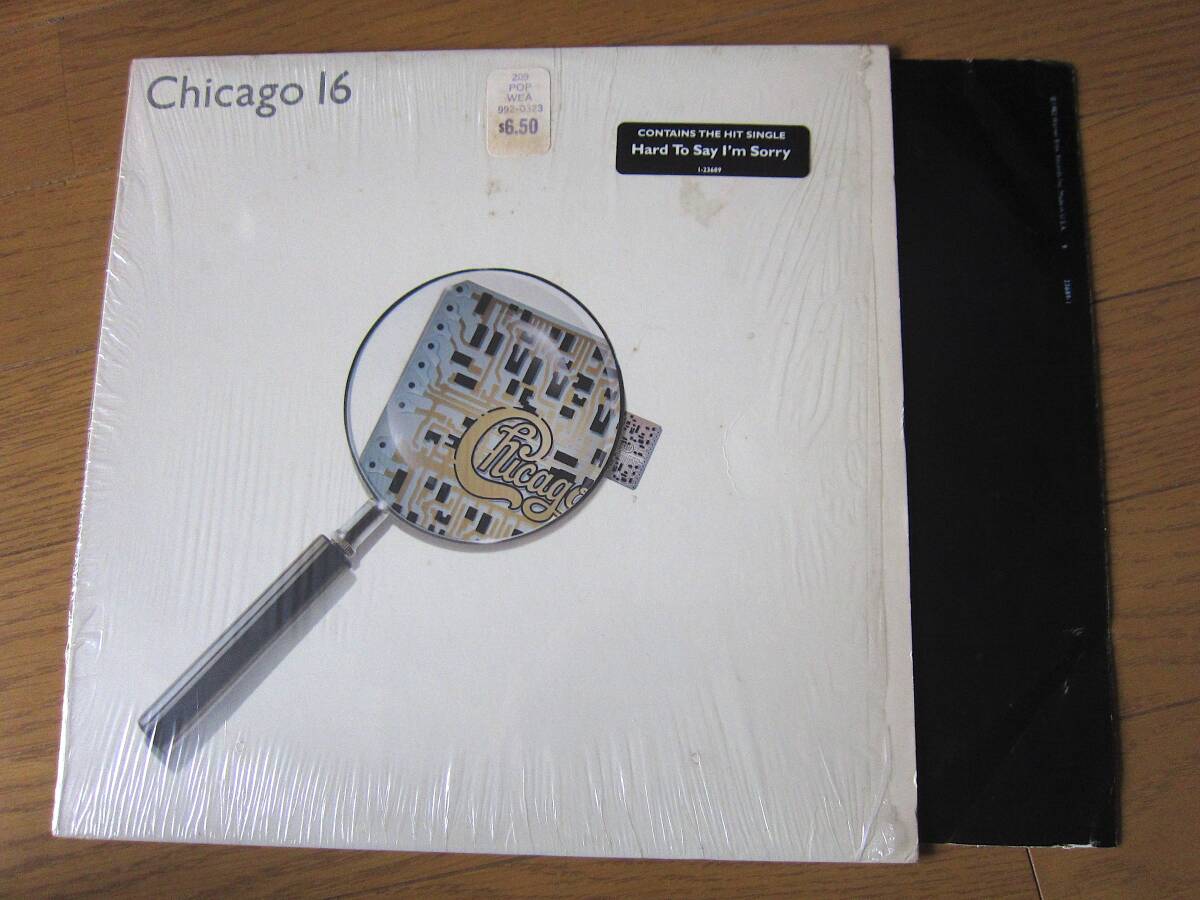 □ CHICAGO 16 米盤オリジナルシュリンク＆ステッカー美盤！高音質 両面STERLING刻印 DAVID FOSTER TOTO_画像1