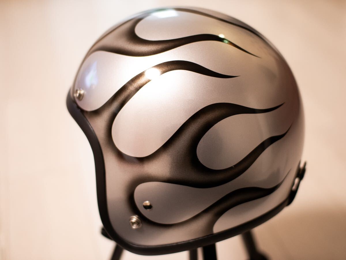  шлем мотоцикл серебряный flair краска по выбору Harley драгстер Balkan Rebel Magna 250