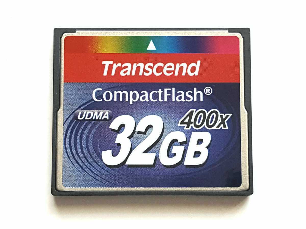 ☆美品☆ CFカード 32GB 400x トランセンド Transcend コンパクトフラッシュ CompactFlash Card_画像1