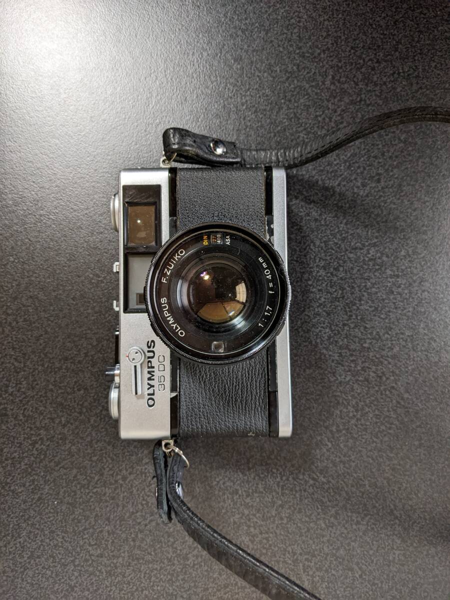 オリンパス35DC プログラムEE距離計連動レンズシャッター式コンパクトカメラ ズイコー40㍉F1.7レンズ レンズフィルター、ストラップ付の画像2