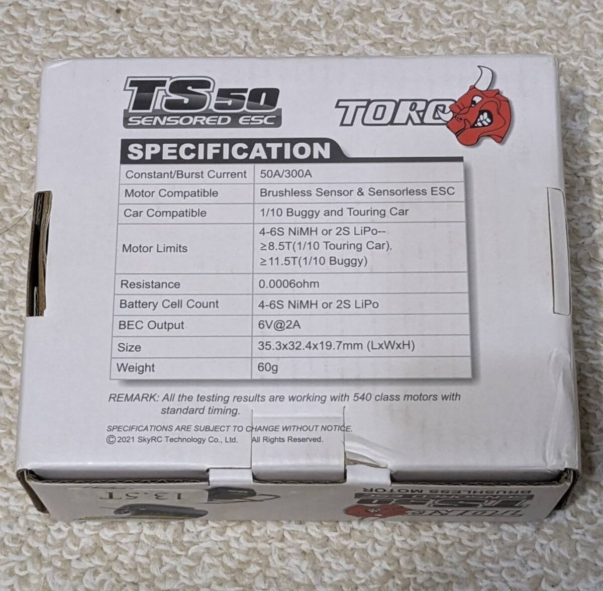 [ стоимость доставки 520]SKYRC TS50 бесщеточный motor 13.5t,1/10 радиоконтроллер для motor 