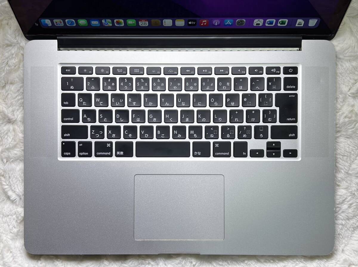 難あり♪〜ハイスペックMacBook Pro (Retina, 15-inch, Mid 2015) i7（2.5GHz） メモリ16GB / SSD512GB / バッテリー新品 / Win11 / Office